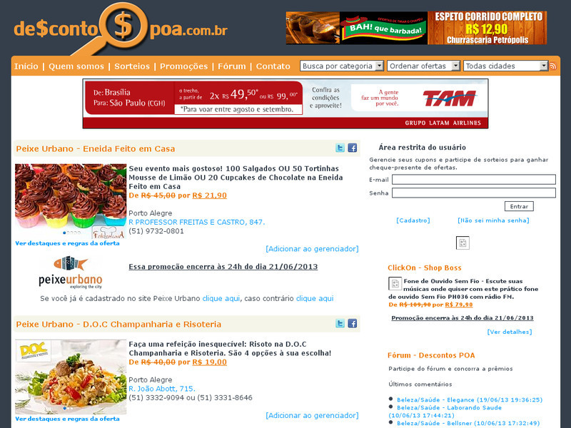 Case Descontos POA